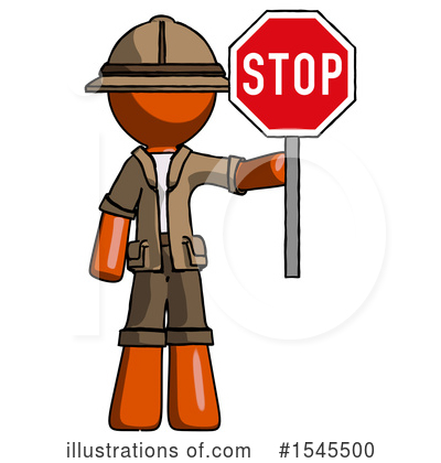 Royalty-Free (RF) Orange Design Mascot Clipart Illustration by Leo Blanchette - Stock Sample #1545500