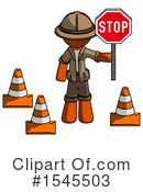 Orange Design Mascot Clipart #1545503 by Leo Blanchette