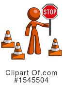 Orange Design Mascot Clipart #1545504 by Leo Blanchette