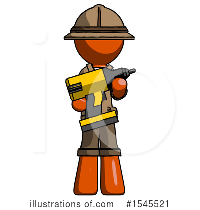 Royalty-Free (RF) Orange Design Mascot Clipart Illustration by Leo Blanchette - Stock Sample #1545521