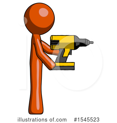 Royalty-Free (RF) Orange Design Mascot Clipart Illustration by Leo Blanchette - Stock Sample #1545523