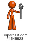 Orange Design Mascot Clipart #1545528 by Leo Blanchette