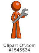 Orange Design Mascot Clipart #1545534 by Leo Blanchette