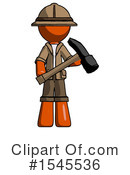 Orange Design Mascot Clipart #1545536 by Leo Blanchette