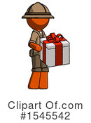 Orange Design Mascot Clipart #1545542 by Leo Blanchette