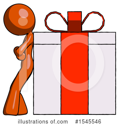 Royalty-Free (RF) Orange Design Mascot Clipart Illustration by Leo Blanchette - Stock Sample #1545546