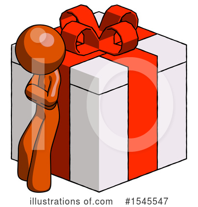 Royalty-Free (RF) Orange Design Mascot Clipart Illustration by Leo Blanchette - Stock Sample #1545547