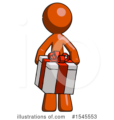 Royalty-Free (RF) Orange Design Mascot Clipart Illustration by Leo Blanchette - Stock Sample #1545553