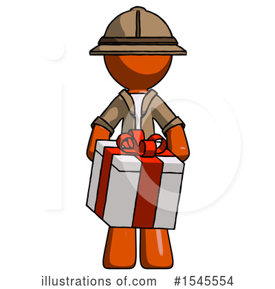 Royalty-Free (RF) Orange Design Mascot Clipart Illustration by Leo Blanchette - Stock Sample #1545554