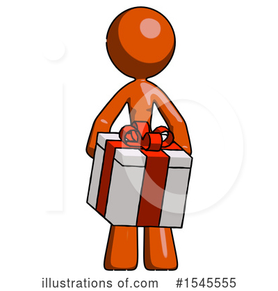 Royalty-Free (RF) Orange Design Mascot Clipart Illustration by Leo Blanchette - Stock Sample #1545555