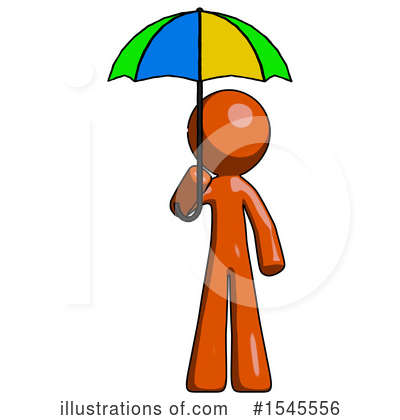 Royalty-Free (RF) Orange Design Mascot Clipart Illustration by Leo Blanchette - Stock Sample #1545556