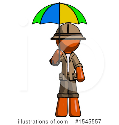Royalty-Free (RF) Orange Design Mascot Clipart Illustration by Leo Blanchette - Stock Sample #1545557