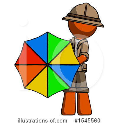 Royalty-Free (RF) Orange Design Mascot Clipart Illustration by Leo Blanchette - Stock Sample #1545560