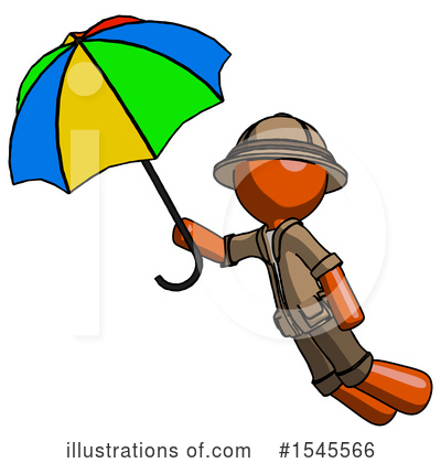 Royalty-Free (RF) Orange Design Mascot Clipart Illustration by Leo Blanchette - Stock Sample #1545566