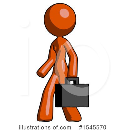 Royalty-Free (RF) Orange Design Mascot Clipart Illustration by Leo Blanchette - Stock Sample #1545570