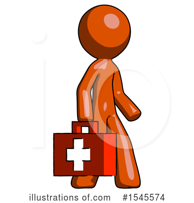 Royalty-Free (RF) Orange Design Mascot Clipart Illustration by Leo Blanchette - Stock Sample #1545574