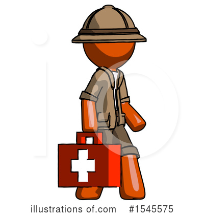 Royalty-Free (RF) Orange Design Mascot Clipart Illustration by Leo Blanchette - Stock Sample #1545575