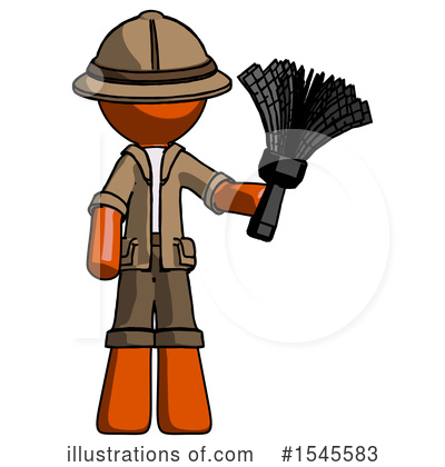 Royalty-Free (RF) Orange Design Mascot Clipart Illustration by Leo Blanchette - Stock Sample #1545583