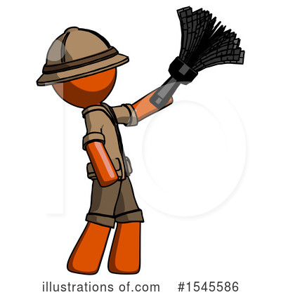 Royalty-Free (RF) Orange Design Mascot Clipart Illustration by Leo Blanchette - Stock Sample #1545586