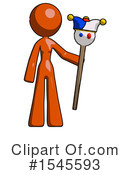 Orange Design Mascot Clipart #1545593 by Leo Blanchette