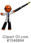 Orange Design Mascot Clipart #1546894 by Leo Blanchette