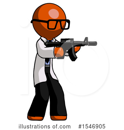 Royalty-Free (RF) Orange Design Mascot Clipart Illustration by Leo Blanchette - Stock Sample #1546905