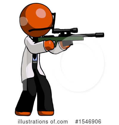 Royalty-Free (RF) Orange Design Mascot Clipart Illustration by Leo Blanchette - Stock Sample #1546906