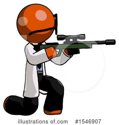 Royalty-Free (RF) Orange Design Mascot Clipart Illustration by Leo Blanchette - Stock Sample #1546907