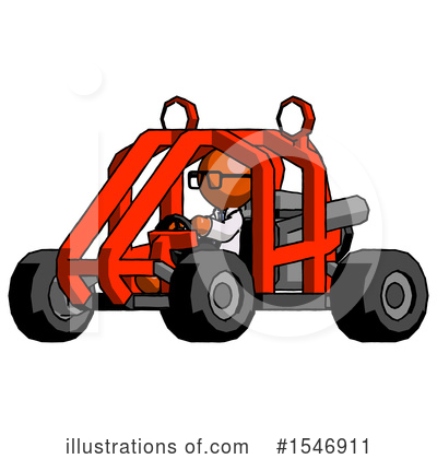 Royalty-Free (RF) Orange Design Mascot Clipart Illustration by Leo Blanchette - Stock Sample #1546911