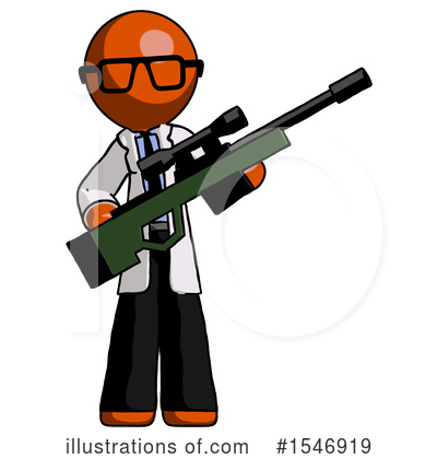 Royalty-Free (RF) Orange Design Mascot Clipart Illustration by Leo Blanchette - Stock Sample #1546919