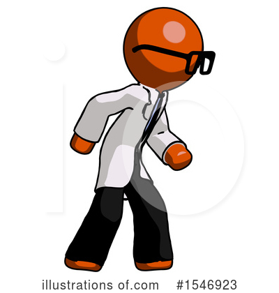 Royalty-Free (RF) Orange Design Mascot Clipart Illustration by Leo Blanchette - Stock Sample #1546923