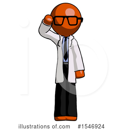 Royalty-Free (RF) Orange Design Mascot Clipart Illustration by Leo Blanchette - Stock Sample #1546924