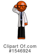 Orange Design Mascot Clipart #1546924 by Leo Blanchette