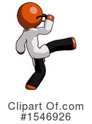 Orange Design Mascot Clipart #1546926 by Leo Blanchette