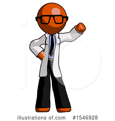 Royalty-Free (RF) Orange Design Mascot Clipart Illustration by Leo Blanchette - Stock Sample #1546928