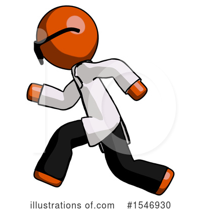 Royalty-Free (RF) Orange Design Mascot Clipart Illustration by Leo Blanchette - Stock Sample #1546930