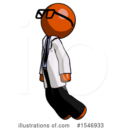 Royalty-Free (RF) Orange Design Mascot Clipart Illustration by Leo Blanchette - Stock Sample #1546933