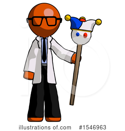 Royalty-Free (RF) Orange Design Mascot Clipart Illustration by Leo Blanchette - Stock Sample #1546963
