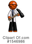 Orange Design Mascot Clipart #1546986 by Leo Blanchette