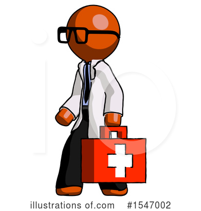Royalty-Free (RF) Orange Design Mascot Clipart Illustration by Leo Blanchette - Stock Sample #1547002