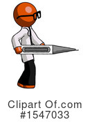 Orange Design Mascot Clipart #1547033 by Leo Blanchette