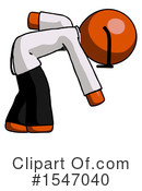 Orange Design Mascot Clipart #1547040 by Leo Blanchette