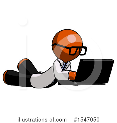 Royalty-Free (RF) Orange Design Mascot Clipart Illustration by Leo Blanchette - Stock Sample #1547050