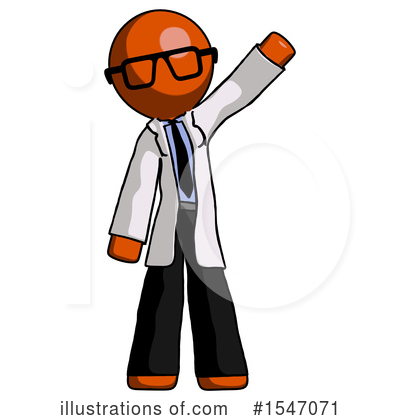 Royalty-Free (RF) Orange Design Mascot Clipart Illustration by Leo Blanchette - Stock Sample #1547071