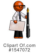 Orange Design Mascot Clipart #1547072 by Leo Blanchette
