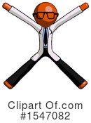Orange Design Mascot Clipart #1547082 by Leo Blanchette