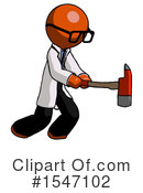Orange Design Mascot Clipart #1547102 by Leo Blanchette
