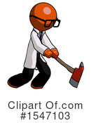 Orange Design Mascot Clipart #1547103 by Leo Blanchette