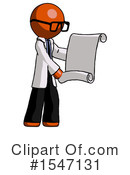 Orange Design Mascot Clipart #1547131 by Leo Blanchette