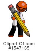 Orange Design Mascot Clipart #1547135 by Leo Blanchette